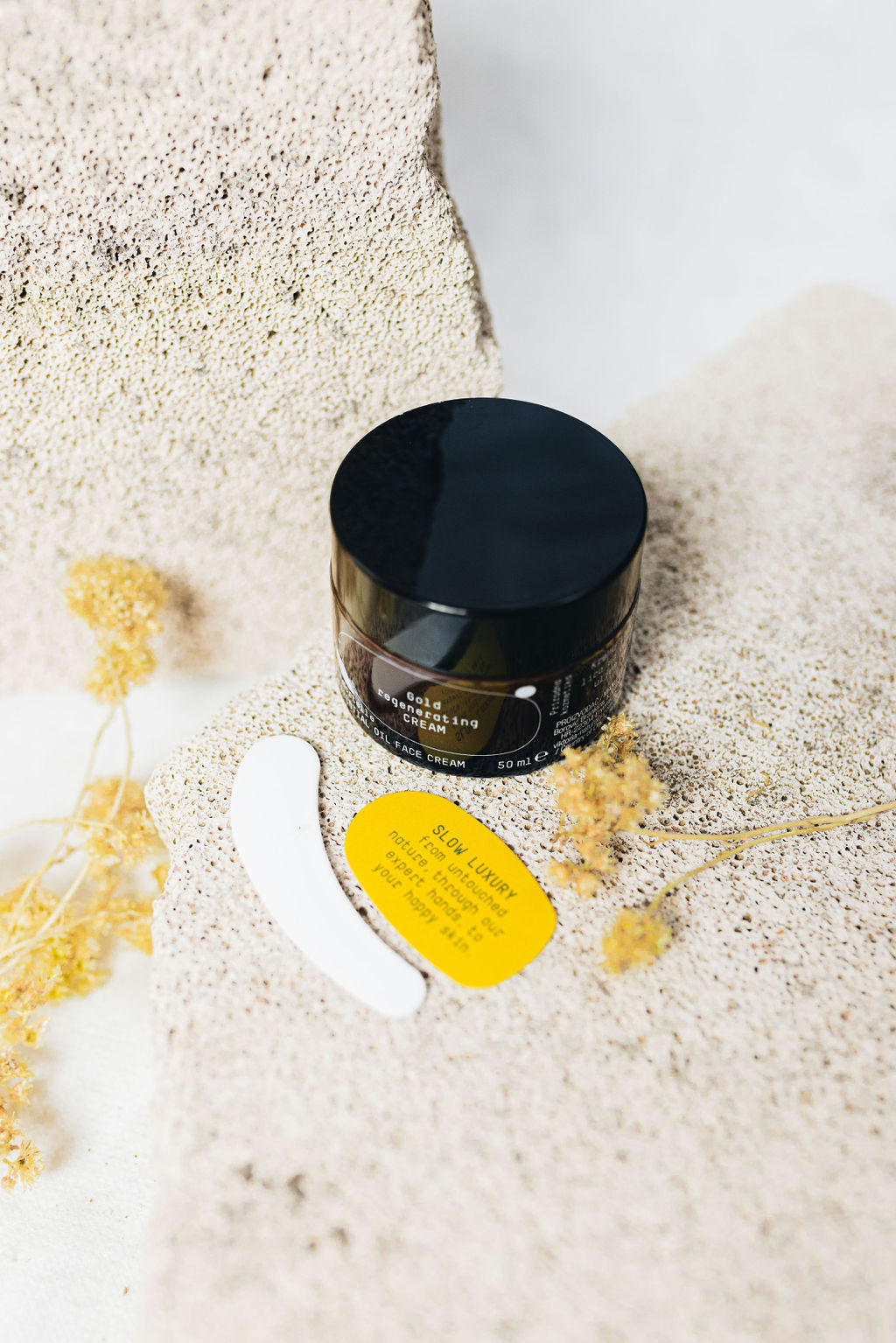 Goldene Regenerierende Creme Gesichtspflegecreme mit Immortelle-Öl - Slika 3